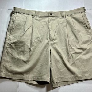 HAGGAR MENS PLEATED DRESS SHORT 44